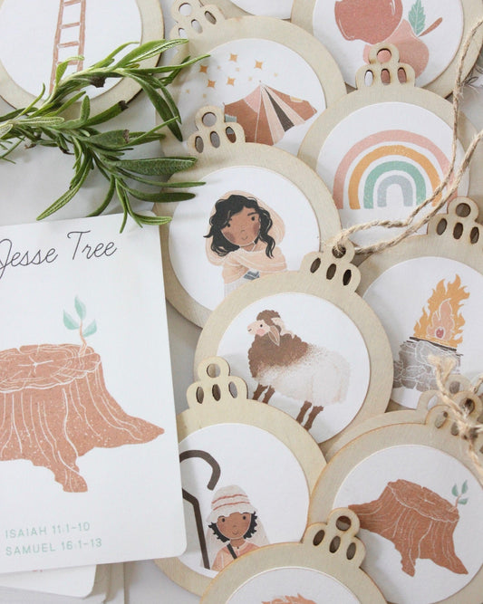 DIY | The Shoot of Jesse Advent Wooden Ornaments